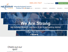 Tablet Screenshot of nexstarnetwork.com
